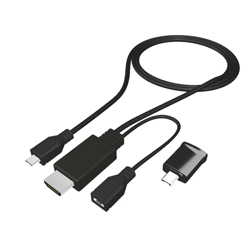 商品写真2 FSK09K,TSK09K「スマホ用MHL変換ケーブル」