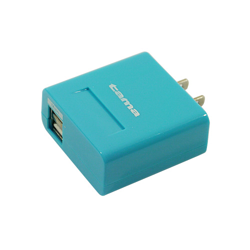 商品写真2 TA49UL「AC充電器2A USB2ポート　ブルー」